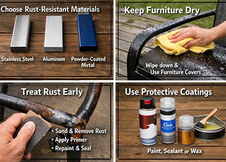 How to Prevent Rust in Metal Furniture