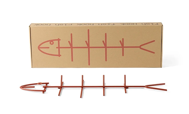 Fish Hook Design Wall Hook &ndash; England