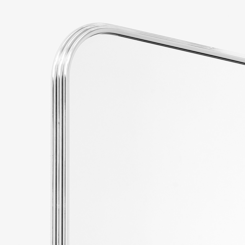 Minimalist Rounded Rectangular Full-Length Mirror
