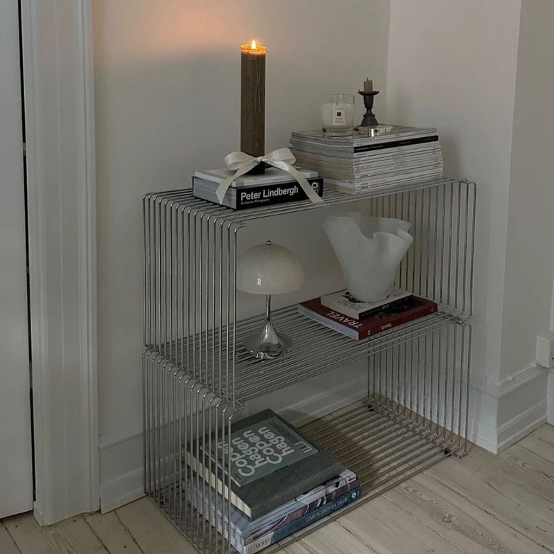 Minimalist Wireframe Side Table