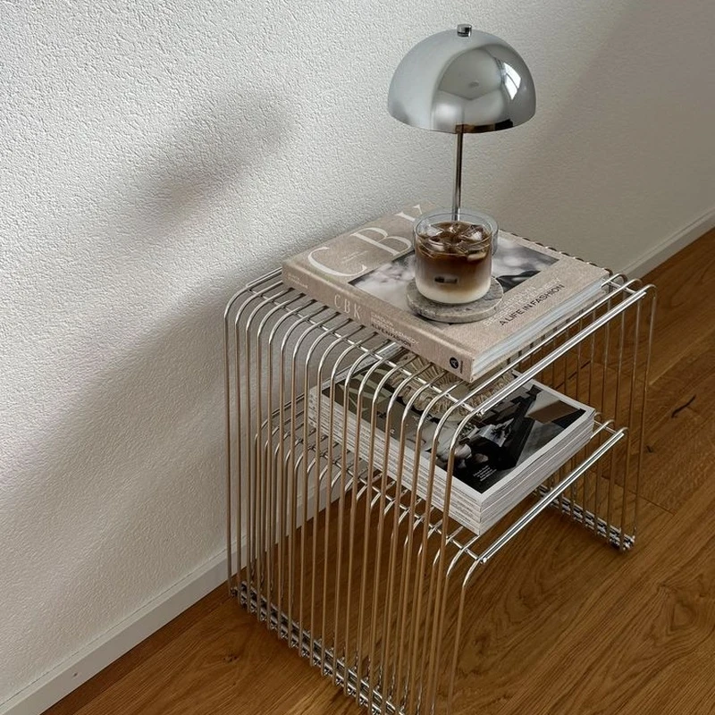 Minimalist Wireframe Side Table