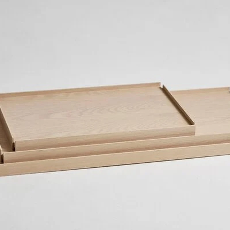 Minimalist 3-Tier Wall Shelf &ndash; Metal & Oak Wood Open Shelving