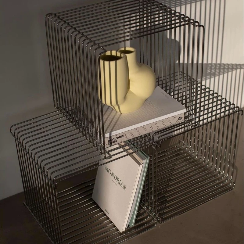 Minimalist Wireframe Side Table