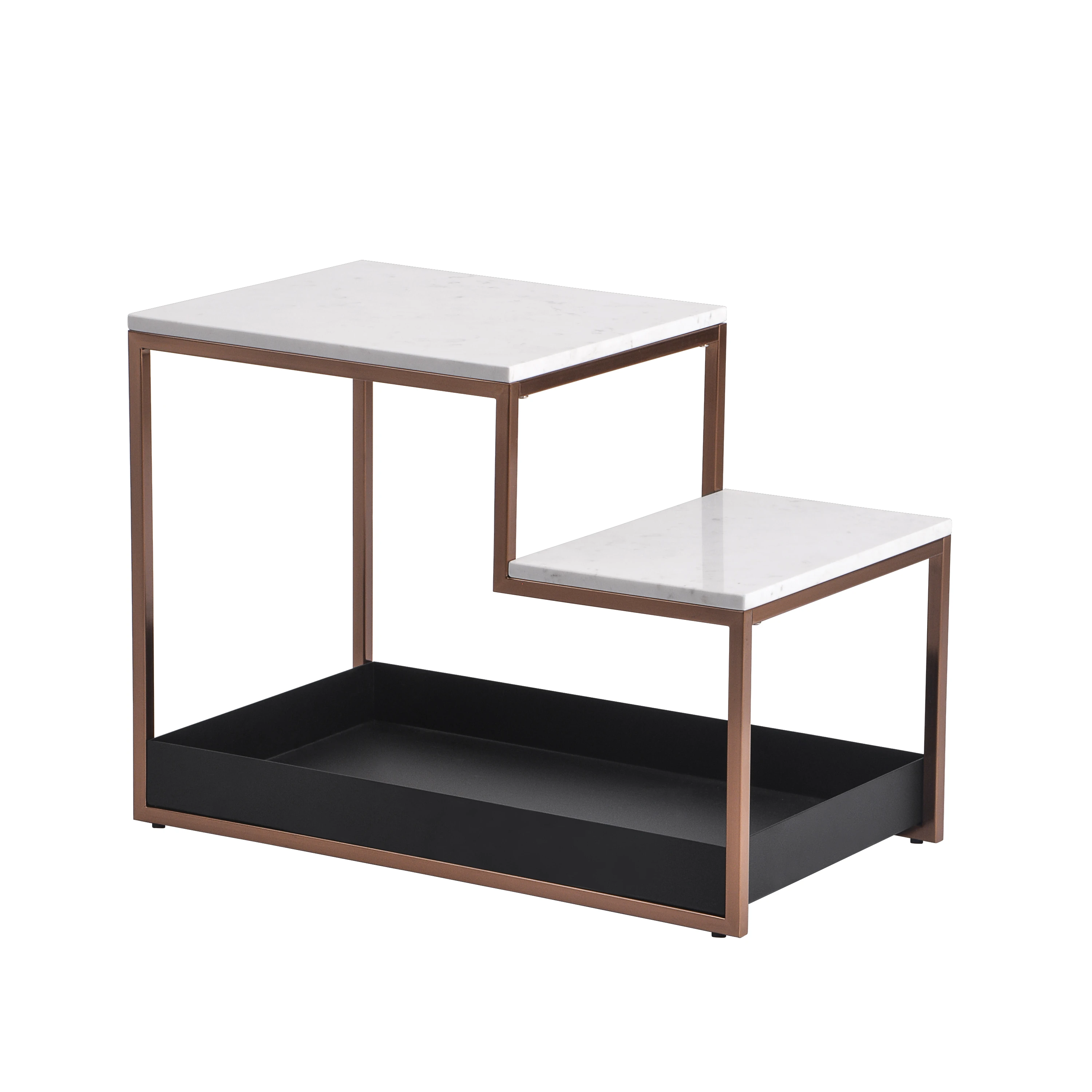 Step Side Table / End Table (Marble)