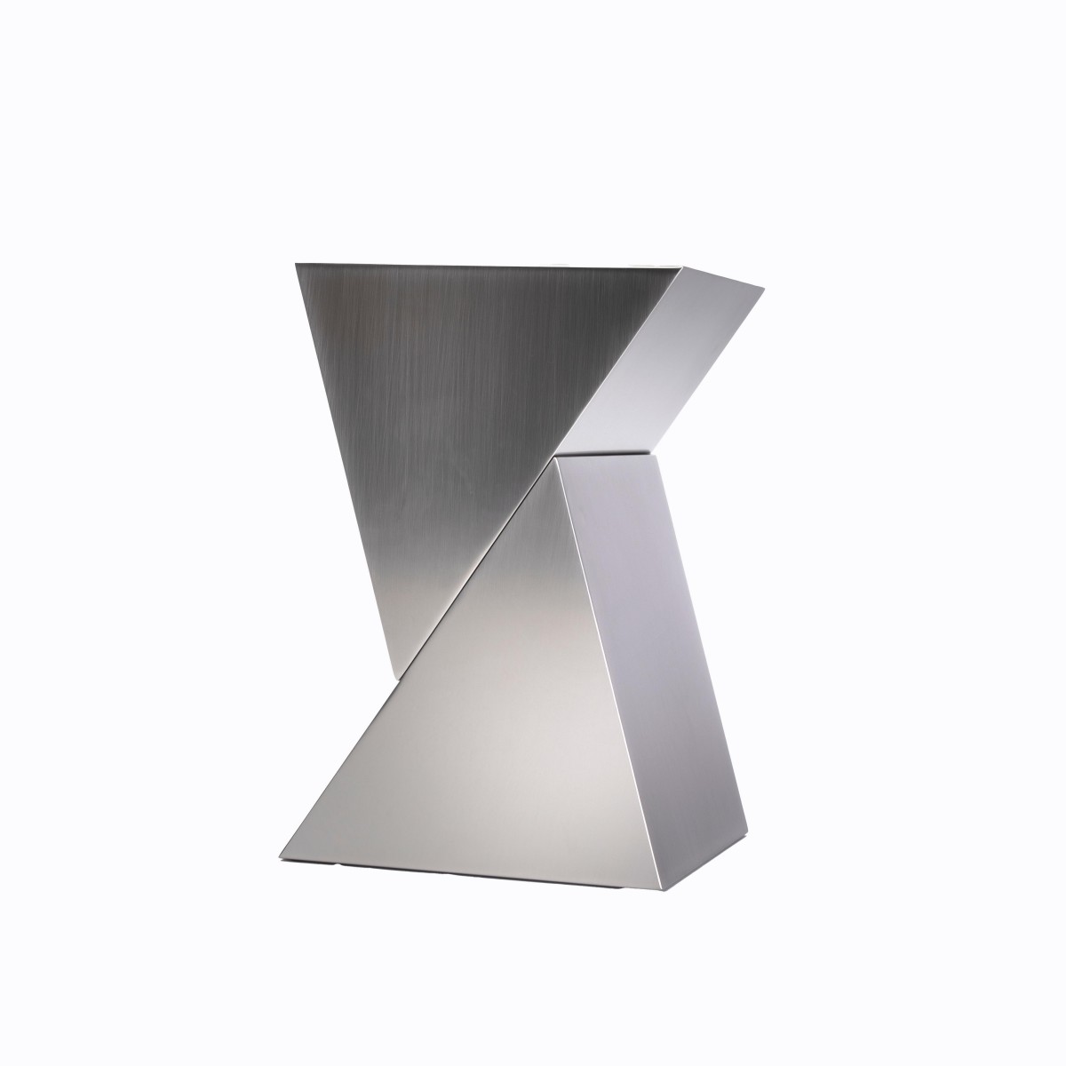 Geometric Stainless Steel Stool