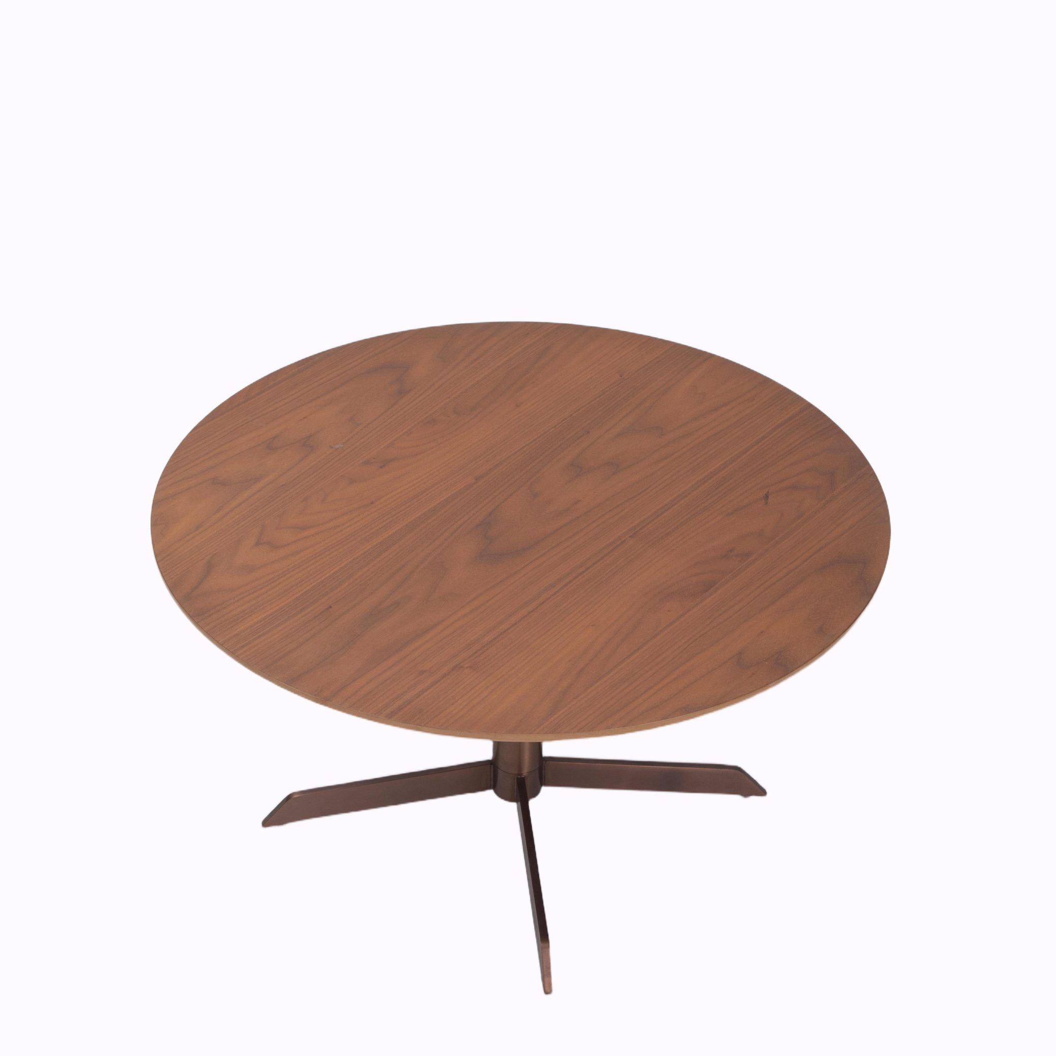 Walnut Round Dining Table