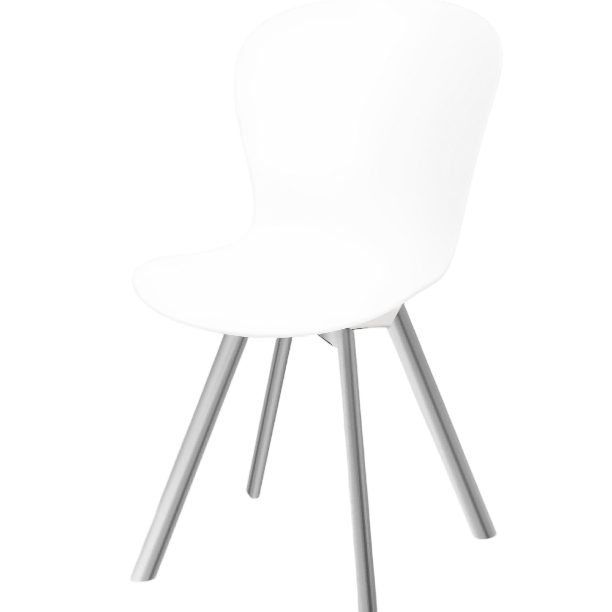 Modern White Molded Dining Chair