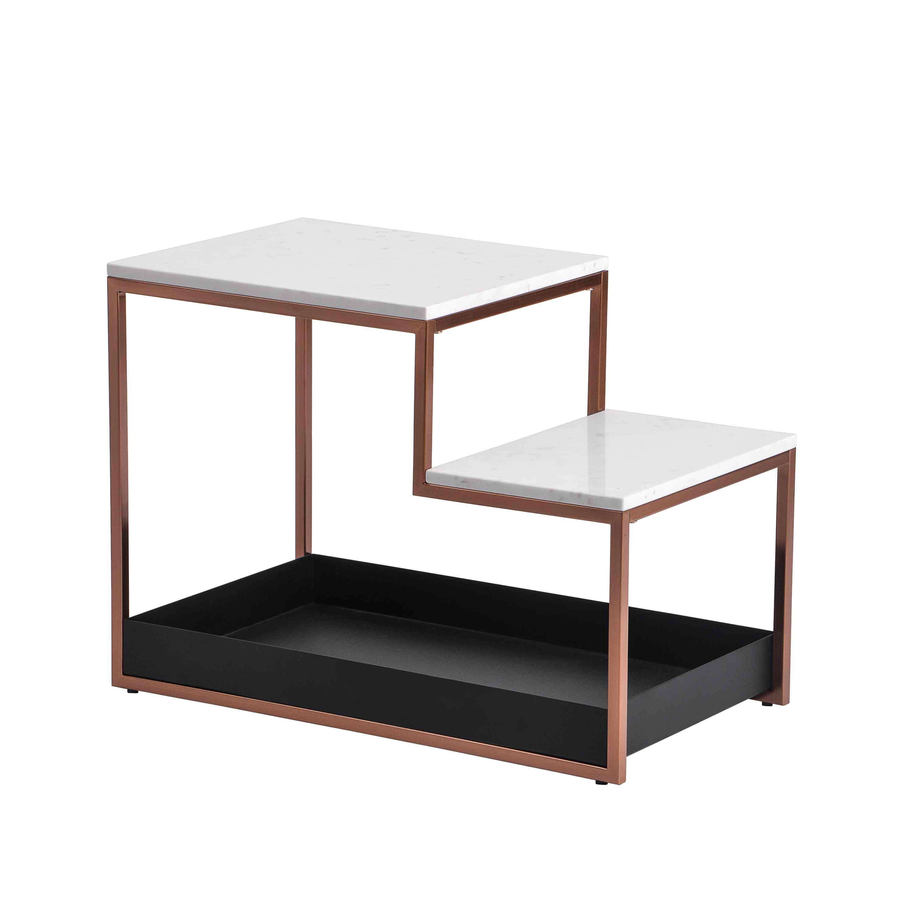 Step Side Table / End Table (Marble)