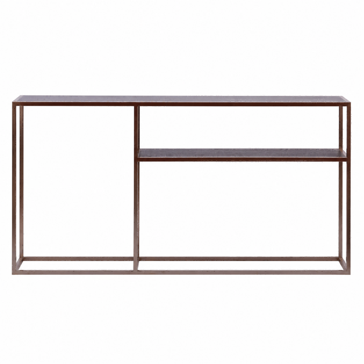 Console Table with Open Shelf