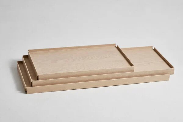 Minimalist 6-Tier Wall Shelf &ndash; Modular Metal & Oak Wood Shelving Unit